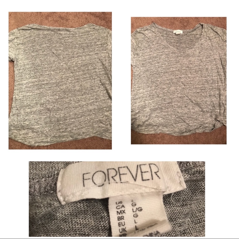 Large crop top